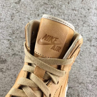 Authentic Air Jordan 1 Vachetta Tan